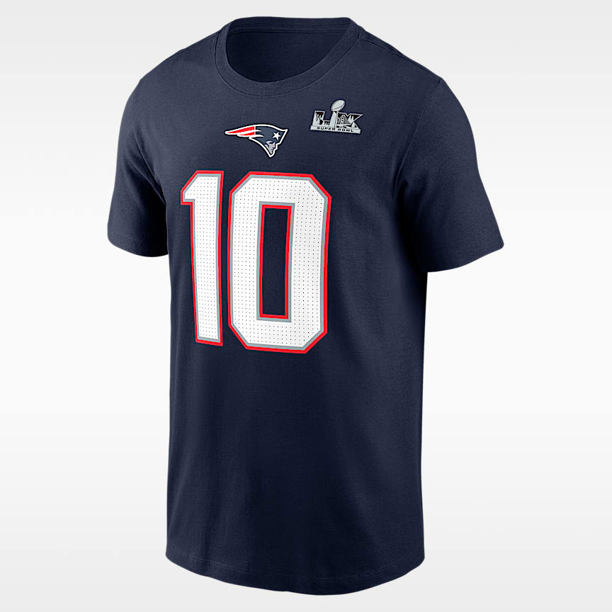 Drake Maye New England Patriots Super Bowl LX Men's Nike NFL Game
